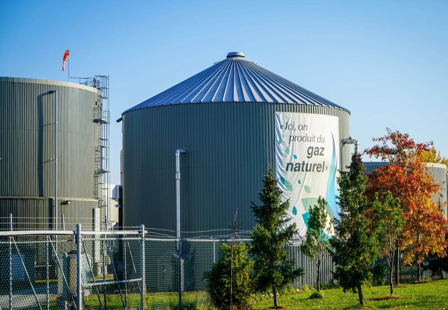 The biomethanization plant